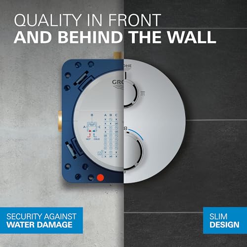 GROHE Precision 310 Sistema de ducha empotrado con caja de instalación universal Brazo de ducha horizontal 422 mm Manguera de ducha tipo jet 1500 mm Cromo 34880000