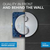 GROHE Precision 310 Sistema de ducha empotrado con caja de instalación universal Brazo de ducha horizontal 422 mm Manguera de ducha tipo jet 1500 mm Cromo 34880000
