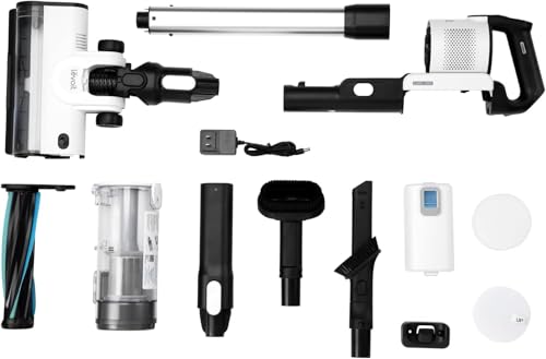 LEVOIT Aspiradora sin Cable, Antienredos para Mascotas, Autonomía de 12-50min, 4 en 1 Aspirador con Batería Extraíble, 99,9% de Filtración, Aspiradora Escoba para Alfombras, Suelos Duros, Coches