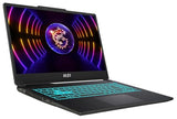 MSI Cyborg 15 - Ordenador portátil para Juegos, 15,6", Full HD 144Hz, Intel Core i5-13420H, NVIDIA GeForce RTX 4050, 16GB DDR5, SSD 512GB, Windows 11 Home, Teclado QWERTZ, A13VE-863, Negro