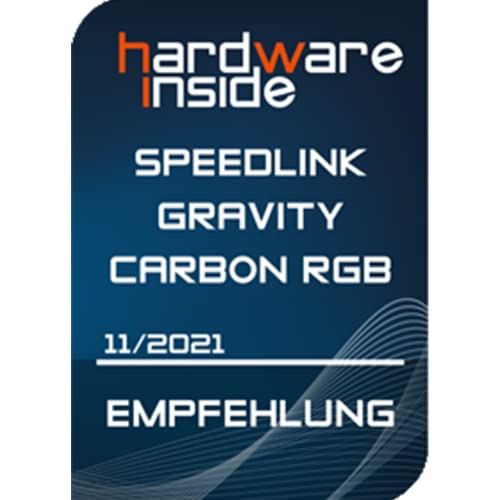 Speedlink GRAVITY CARBON RGB 2.1 Sistema subwoofer - Sistema de altavoces con conexión Bluetooth para teléfono inteligente/tableta, 120 W de potencia máxima, negro