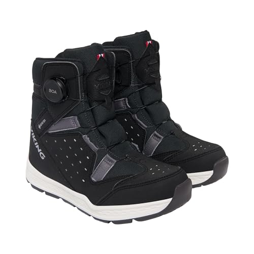 Viking Espo Reflex Warm GTX Boa, Bota de Nieve, Black/Black, 28 EU Ancho