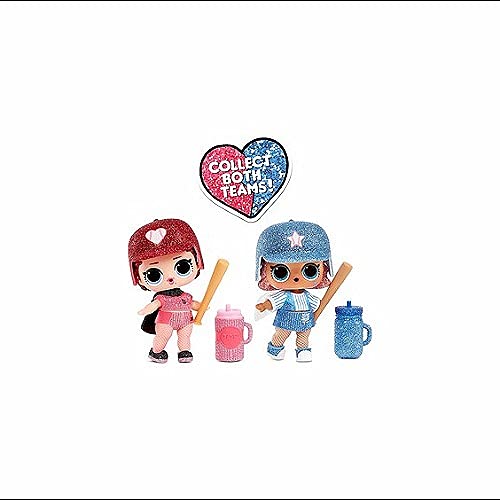 L.O.L. Surprise! All-Star Colección Deporte Serie 1, Equipo de béisbol con 12 muñecas, Más de 90 sorpresas, tarjetas coleccionables, ropa y accesorios, Edad: 3+ años , Exclusivo en Amazon