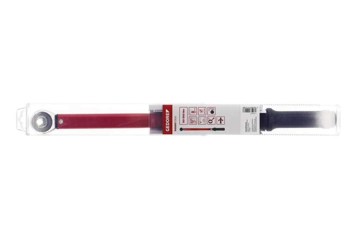 Llave dinamométrica 1/2 60-300Nm L 575 mm