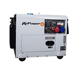 ITCPower-Generador eléctrico diésel insonorizado Full Power Trifásico y monofásico, potencia máxima 7,9KVA(400V)-5,6KW(230V), dispone de ATS-para emergencias, apoyo solar o caída de red. DG7800SET