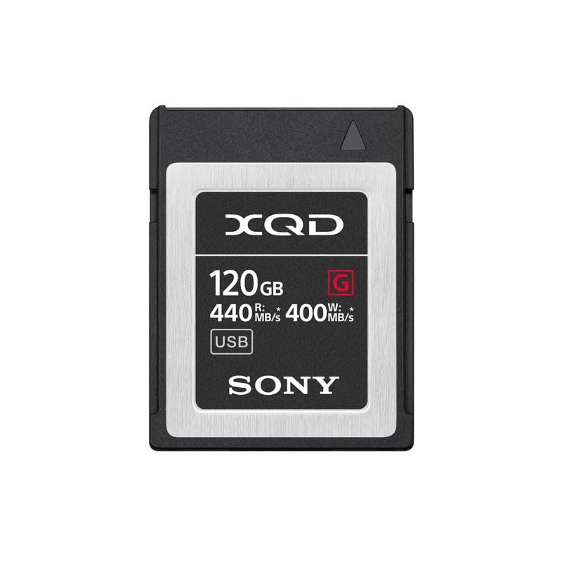 Sony QDG120F - Tarjeta de memoria flash XQD de 120 GB (128 GB preformato) y 5 x TOUGH XQD - Serie G de alta velocidad (lectura de 440 MB/s y escritura de 400 MB/s)