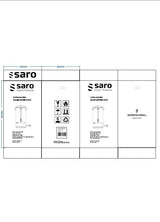 Saro Cafetera Gastro con filtro redondo, modelo Saromica 6005, cafetera industrial (6,75 litros, 40 tazas de café, función de preparación y conservación del calor), plata 317-1000