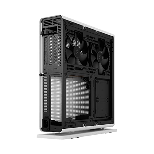 Fractal Design Ridge White - PCIe 4.0 Riser Card Included - 2X 140mm PWM Aspect Fans Included - Type C USB - m-ITX PC Gaming Case