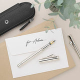 Graf von Faber-Castell 148570 Estilográfica Línea Clásica, plata esterlina 925 M