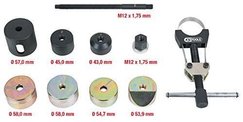 KS Tools 700.2145 Juego de herramientas de silentblock para ejes traseros BMW, 10 pzs