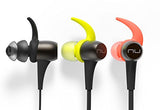 NUFORCE BE Sport 3 - Auriculares in-Ear inalámbricos Bluetooth magnéticos, Color Gris