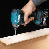 Makita TD003GA202 - Atornillador de impacto inalámbrico (40 V, máx. 2,0 Ah, 2 baterías y cargador)