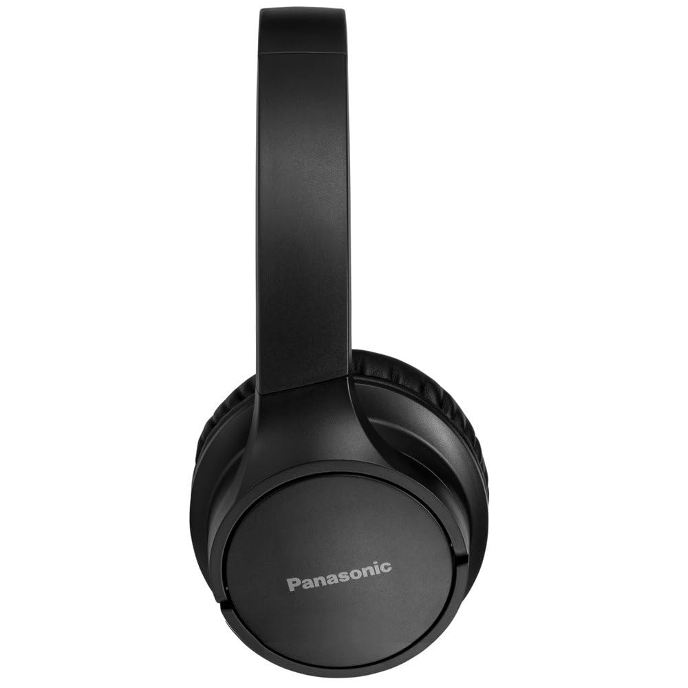 Panasonic Auriculares Bluetooth RB-HF520BE-K (Over-Ear, Quick Charge, hasta 50 horas de duración de la batería, auriculares ligeros, control por voz), color negro