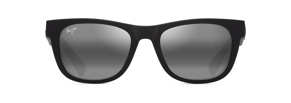 Maui Jim Kaulike Sunglasses, Matte Black, 53-19-145 Unisex Adulto