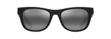 Maui Jim Kaulike Sunglasses, Matte Black, 53-19-145 Unisex Adulto