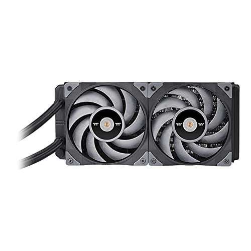 Thermaltake Floe RC Ultra 240 CPU & Memory AIO Liquid Cooler/All-In-One Liquid Cooler/LCD Display/Wasserkühlung/Gif Dateien / 2 * 12cm Lüfter