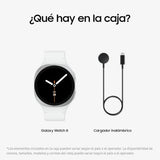 Samsung Galaxy Watch8, 40mm, LTE, Galaxy AI, Smartwatch, Procesador 3 NM, Asistente de Salud y Sueño, Seguimiento Deportivo, Garantía 3 Años + 1 año Extra, Plata (Versión Española)