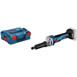 Bosch Professional 18V System GGS 18V-10 SLC - Amoladora recta a batería (Brushless, 10500 rpm, 3 velocidades, conectable, sin batería, en L-BOXX)