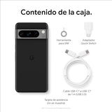 Google Pixel 8 Pro -Smartphone Android libre con lente teleobjetivo, batería con autonomía de 24 horas y pantalla Super Actua - Obsidiana, 256GB