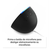 Echo Pop | versión internacional | Altavoz compacto inteligente con wifi, Bluetooth y de sonido potente con Alexa | Color Antracita | Idioma portugués no disponible