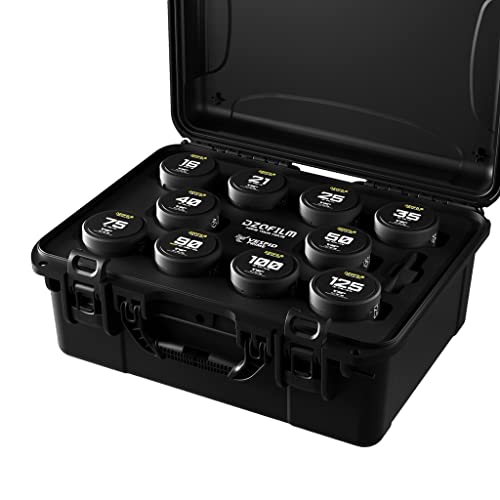 DZOFILM Cine Lens Vespid Prime 10-Lens Kit (16 T2.8 + /21/25/35/40/50/75/100/125 T2.1 + Macro 90 T2.8) Metric