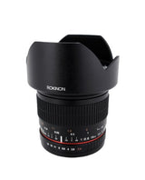 Rokinon Lente Ultra Gran Angular F2.8 ED AS NCS CS de 10 mm para cámaras Digitales Fuji X Mount (10M-FX), Color Negro
