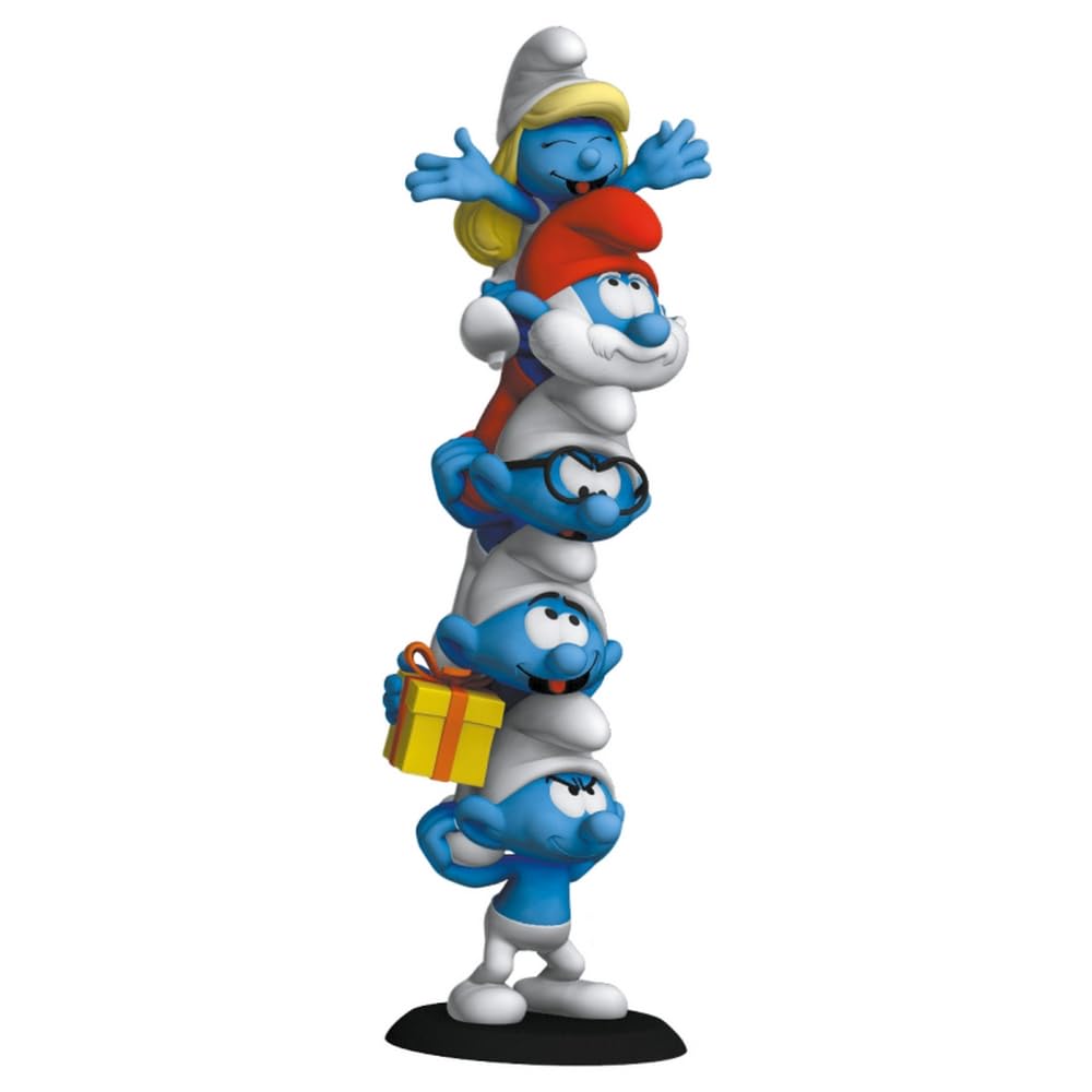 Plastoy Collectoys - Columna de Pitufos