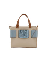 Armani Exchange Essential, Susy, Logotipo Cuadrado, Medium Muerto para Mujer, Pisco/Dry Gin, Einheitsgröße
