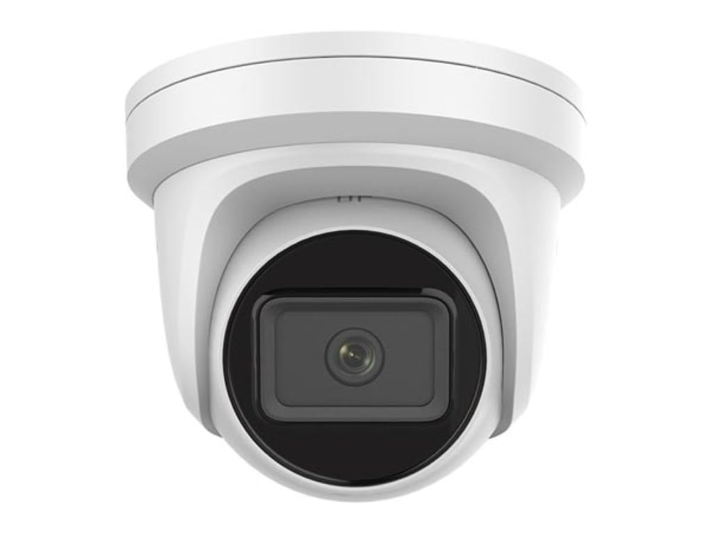 EtiamPro Cámara IP Domo de Red, cámara de vigilancia, 4 MP, Leds IR, visión Nocturna 30 m, Lente varifocal, tecnología WDR, función PoE, App Guarding Vision, para Interiores y Exteriores, Blanca