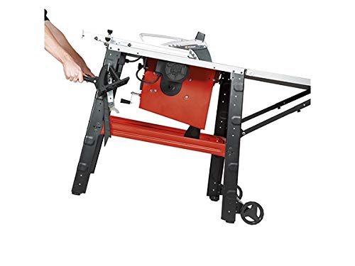 Einhell Sierra de mesa circular TE-TS 315 U (máx. 2200 W, prolongación de mesa plegable, Ø315 x ø30 mm hoja, hoja de sierra inclinable 45°, incl. barra corredera, bloque corredera y herramienta)