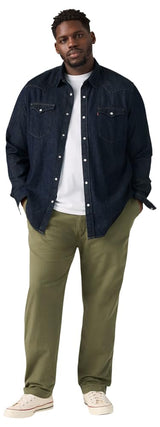 Levi's XX Std Tapered Chino B&t Pantalones, Noche de Oliva, 44W / 32L Hombres