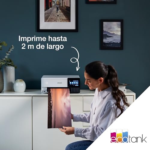 Impresora fotográfica EcoTank ET-8500 A4 con depósito de tinta y Wi-Fi