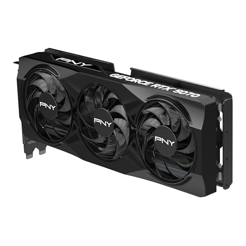 PNY Tarjeta Gráfica GeForce RTX™ 5070 12GB OC DLSS 4 Triple Ventilador
