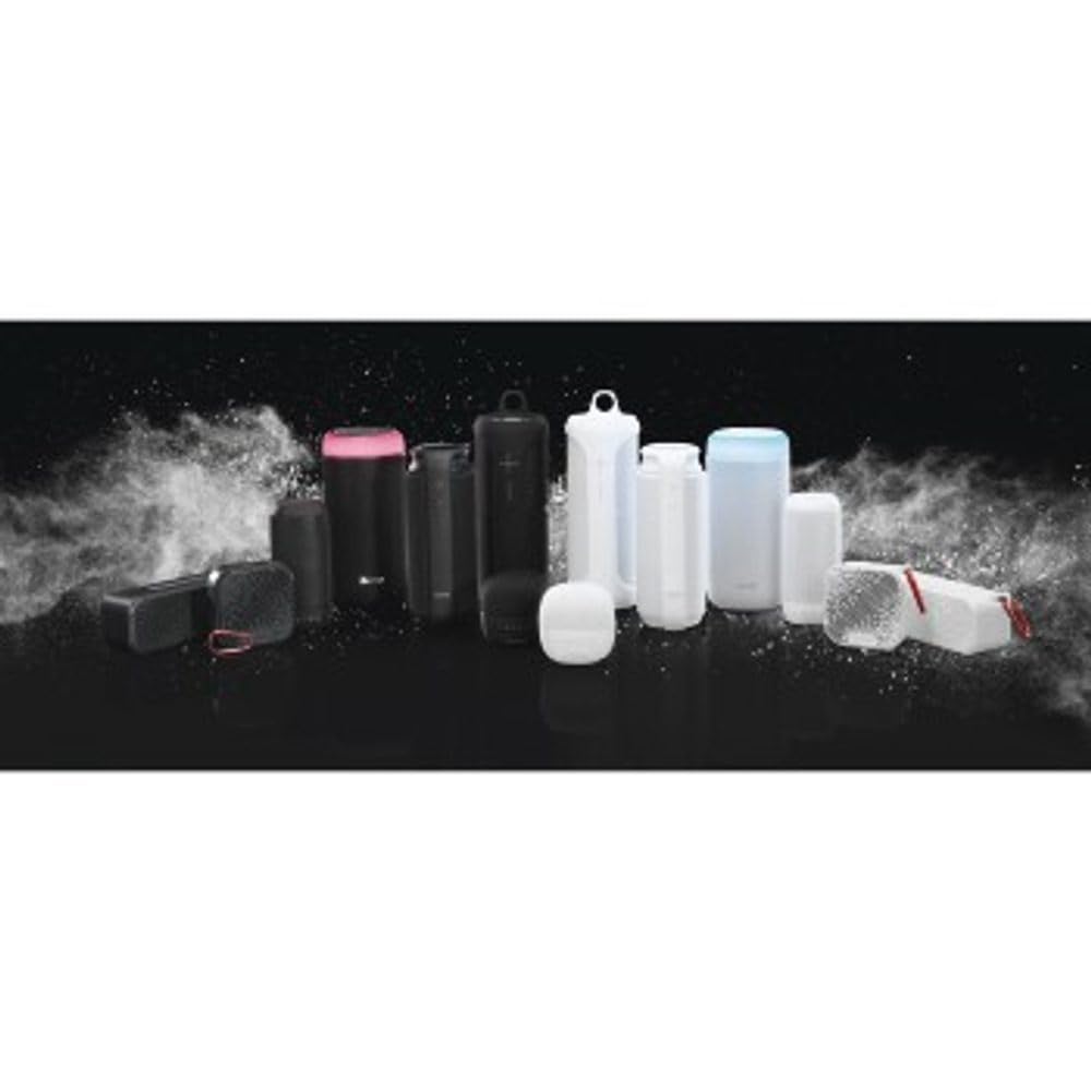 Hama | Altavoz Bluetooth con Luces LED (5 Modos Diferentes, Se Pueden conectar 2 Altavoces, Protección IPX4, 12h de música), Color Negro
