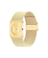 Calvin Klein Reloj Analógico de Cuarzo para Mujer Colección CK Pulse Collection con Correa de Malla de Acero Inoxidable