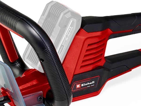 Einhell Recortasetos con batería GE-CH 36/61 Li-Solo Power X-Change (36V, Engranaje metálico, Longitud de Espada 67 cm, Distancia Entre Dientes 26 mm, Incl. carcaj, sin batería ni Cargador)