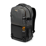 Lowepro Fastpack BP 250 AW III - Mochila para Cámara Refelx DSLR Sin Espejo, con Acceso QuickDoor, Compartimento Para Portátil de 13”, Para Cámaras Nikon D850, 300D Ripstop, Color Gris