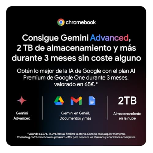 Lenovo IdeaPad Slim 3 Chromebook Gen 8 - Ordenador Portátil 14" FHD (MediaTek Kompanio 520, 4GB RAM, 64GB eMMC, Arm Mali-G52 2EE MC2 GPU, ChromeOS) BLU - Teclado QWERTY Español