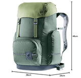 Deuter - Scula, Mochila escolar Unisexo, ivy-khaki, 30 Liter -