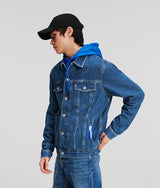 KARL LAGERFELD JEANS, Hombre, Sudadera Con Capucha Y Logo, Ajuste Regular, Negro, L
