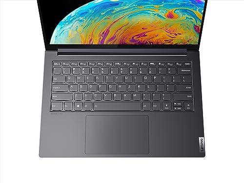 Lenovo Yoga Slim 7 Pro - Ordenador Portátil 14" 2.8K OLED 90Hz (AMD Ryzen 7 5800H,16GB RAM,512GB SSD,AMD Radeon Graphics,Windows 11 Home) Gris, Teclado QWERTY Portugués (82N50074PG)