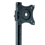 StarTech.com Soporte Vertical de Acero de Servicio Pesado para dos Monitores - Base Ajustable VESA para Pantallas de hasta 27 Pulgadas
