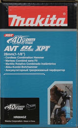 Makita HR004GZ 40V Max Li-ion XGT Martillo rotatorio sin escobillas - Baterías y cargador no incluidos