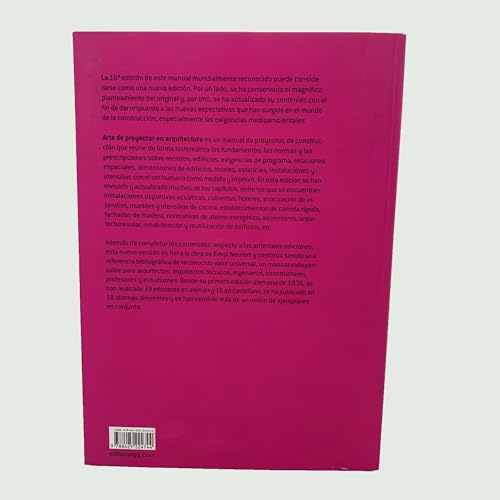 Arte de proyectar en arquitectura (SIN COLECCION)