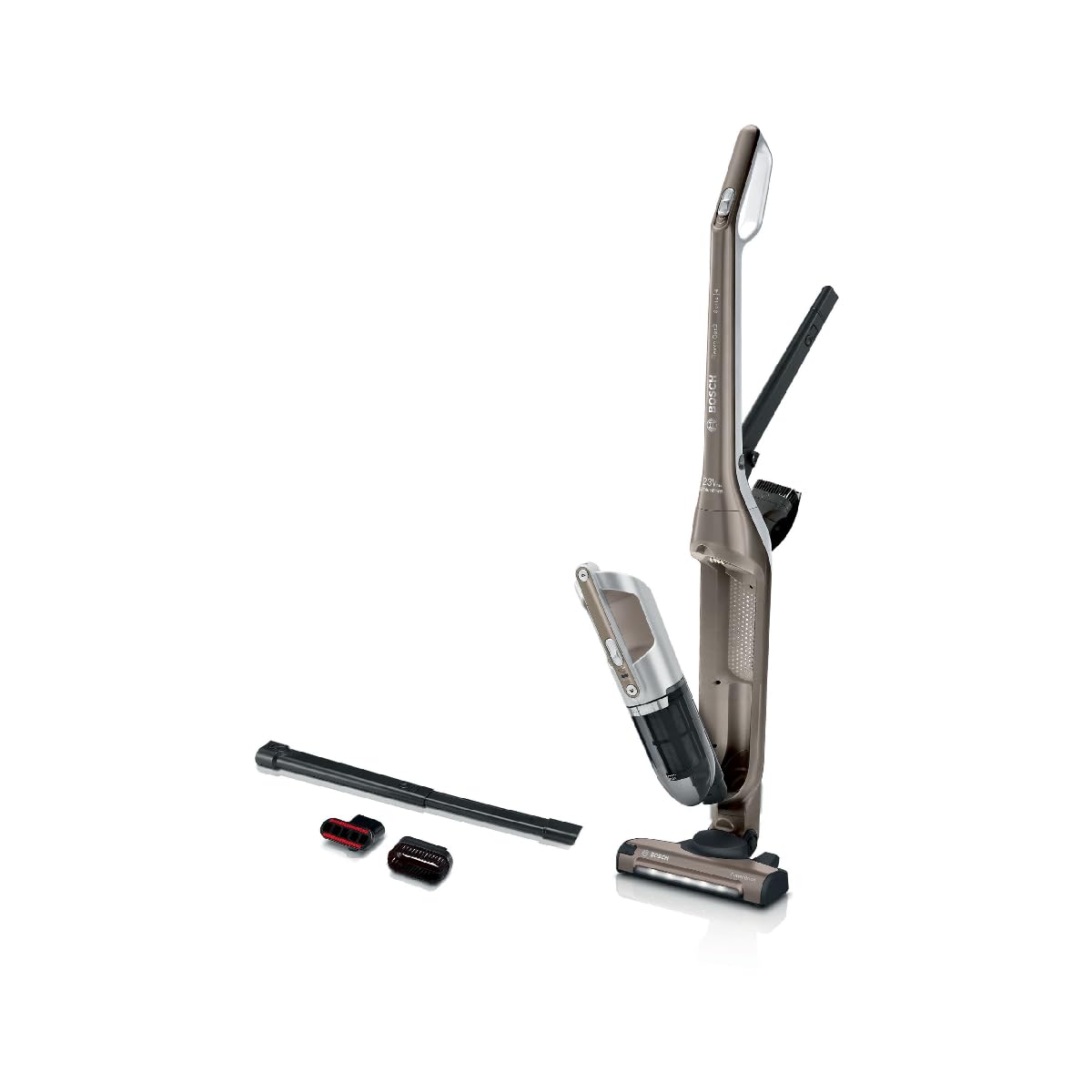 Bosch - Aspirador Vertical sin Cable Flexxo Gen 2, 28 W, 0.4 litros, Serie 4, Marrón, BBH3ALL23