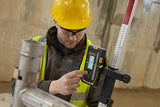 Stanley FatMax - Receptor láser giratorio para láser verde, gran alcance de trabajo: diámetro 600 m, radio 300 m, 2 niveles de precisión, ventana receptora extragrande, color negro y amarillo