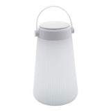 Lumisky TAKE AWAY PLAY - Lámpara portátil 2 en 1 luminosa y musical con Bluetooth, polietileno rotomollado, 3,6 W, blanco, gris, 20 x 20 x 38 cm