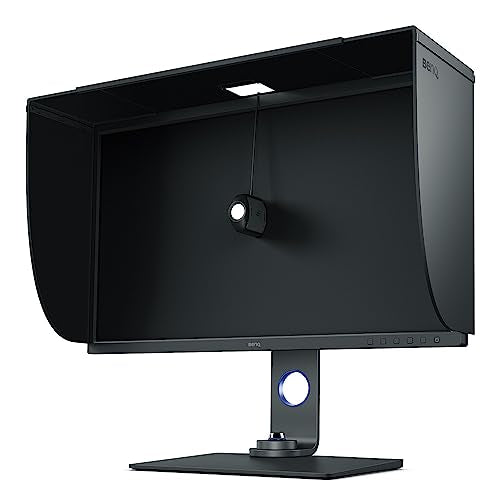 BenQ SW321C Monitor fotográfico (tecnología AQCOLOR, 32 pulgadas, 4K UHD, IPS, P3 Wide Color, carga USB-C, DP / HDMI, calibración de hardware, altura ajustable) compatible con MacBook