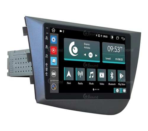 Radio de Coche para Seat Leon 2005-2012 Android GPS Bluetooth WiFi USB Dab+ Touchscreen 9" 8core Carplay AndroidAuto