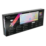 Roccat Vulcan II MAX - Tastatur para Juegos Blanco, Interruptor Rojo Lineal, diseño alemán